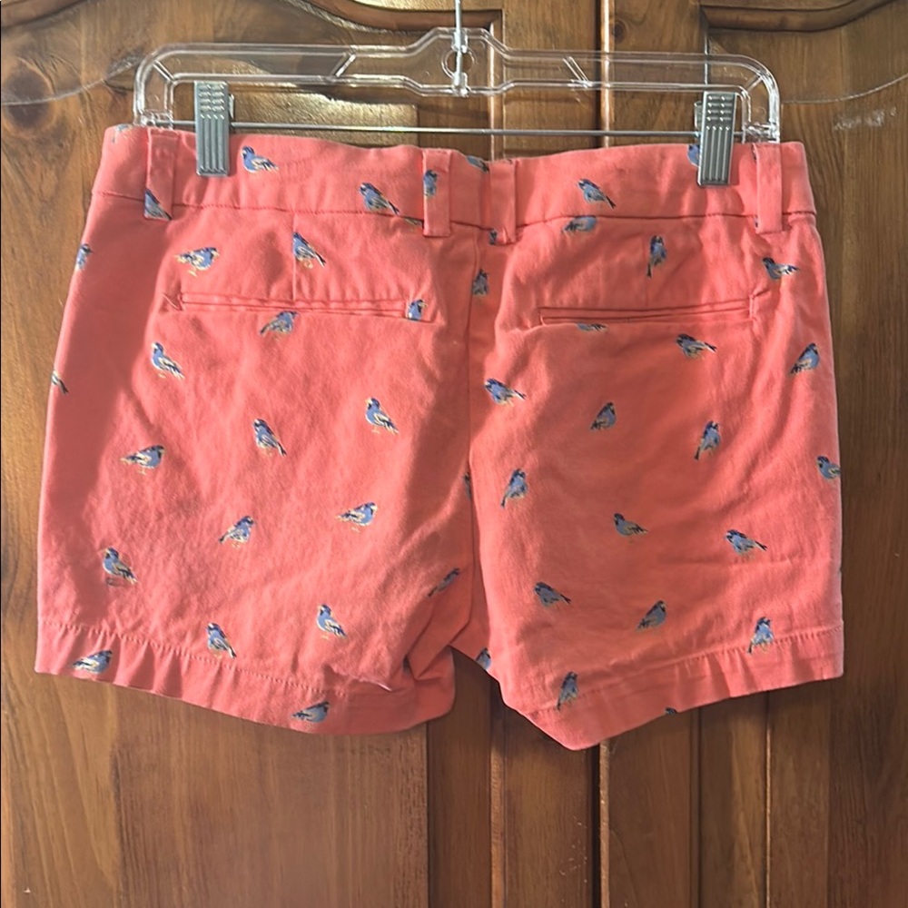 NWOT Women's Coral Bird Print Shorts - Picture 4 of 6